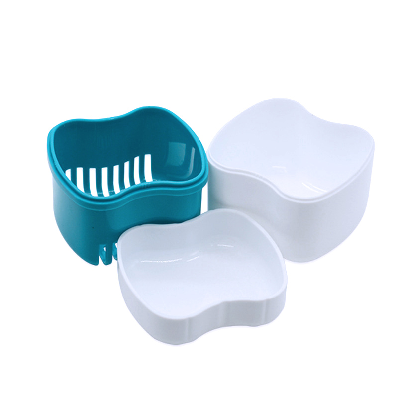 Custom logo orthodontic braces storage case plastic denture case