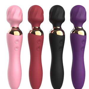 חזק נקבה ויברטור wand massager 10 מצבים כפולים ראש ממריץ usb מין למבוגרים - Product Image 1