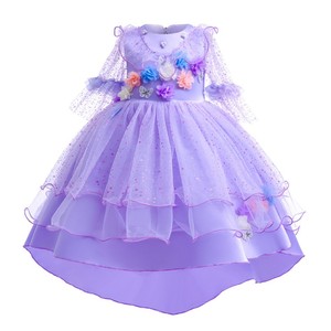 恩赞托·伊莎贝尔·米拉贝尔角色扮演服装紫色女孩伊莎贝拉·恩赞托花公主裙万圣节服装儿童装扮 - Product Image 4