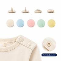 Hautfreundliche Kunststoff-Druckknöpfe Ungiftig Bleifrei für Baby-Lätzchen Strampler Neugeborenen-Kleidung und Säuglingsbekleidung