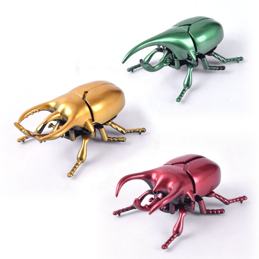 Promotion up-link animal Lifelike Upper chain Beetle Insect Clockwork Toy