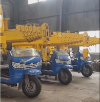 Grue télescopique à pneus automatiques Tricycle avec moteur Weichai Capacité de chargement de 3 tonnes à 15 tonnes Nouvelles grues de camion de construction