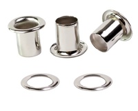 Kit de passants métalliques de haute qualité en gros d'usine, œillets métalliques sur mesure et rondelles pour artisanat du cuir, sacs et bâches