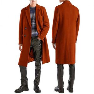 Manteau trench double-boutonnage pour <span class=keywords><strong>homme</strong></span>, nouvelle collection printemps-automne, veste élégante et tendance, style <span class=keywords><strong>anglais</strong></span>, long pardessus pour <span class=keywords><strong>homme</strong></span> - Product Image 3
