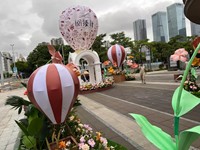 Ballon gonflable géant d'extérieur en PVC hermétique pour décoration BOYI, ballon à air chaud à l'hélium