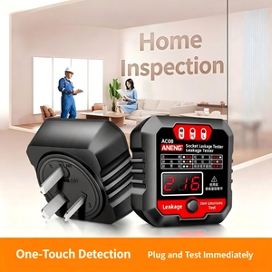 Aneng House-Service Digital Socket Tester Voltage Leakage Current Detector Live Neutral Ground Polarity Test Home Electrical - Product Image 4