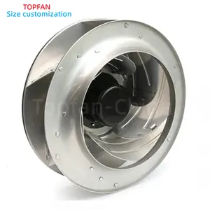 133mm -630mm silent EC motor fan High pressure 30W-1900W high cfm EC backward curved centrifugal impeller radial blower fan