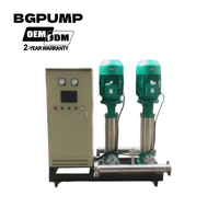 Pompe centrifuge verticale multi-étages haute pression 50HZ/60HZ 0.5hp 7.5hp 5.5kw pour osmose inverse d'eau de mer
