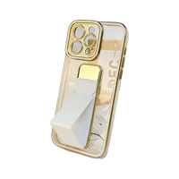 Étui de téléphone en cuir TPU de luxe en gros, support pour iPhone 15 14 13 Pro et Pro Max, accessoire pour étui de téléphone portable