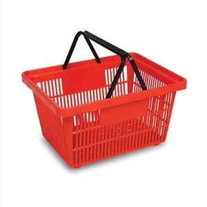 ChaoYu 싼 뜨거운 판매 플라스틱 바구니 슈퍼마켓 바구니 28L 플라스틱 손 쇼핑 바구니 - Product Image 3