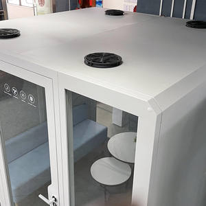 Cabina <span class=keywords><strong>de</strong></span> Oficina Portátil <span class=keywords><strong>Aislada</strong></span> Acústicamente para Exteriores, Cabina Telefónica, Sala <span class=keywords><strong>de</strong></span> Reuniones, Oficina Móvil Multipersonal - Product Image 4