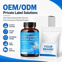 OEM Marque Privée Glucosamine Chondroïtine MSM Comprimés Soutien Articulaire Mobilité Flexibilité Santé Osseuse