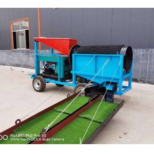 5-10 t/h सोने की खनन योजना छोटे सोने की धुलाई मशीन मिनी गोल्ड ट्राममेल - Product Image 2