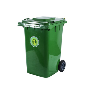Contenedor de Reciclaje con Ruedas para Exteriores, 240L, Verde, Rectangular, con Ruedas para Almacenamiento de Residuos - Product Image 1
