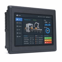 Layar Sentuh HMI 7 Inci Lebar Ringkas dengan Konektivitas RS485 RS232, Performa Stabil TK6071iP TK6071iQ TK6071iE