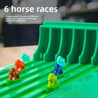 Jeu de société transfrontalier de course de chevaux de football, jouet en plastique avec régulation de vitesse multi-engrenages, pour fêtes, bureau et team building