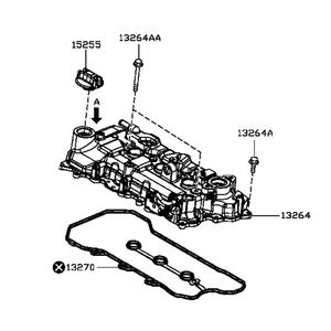 日産ロッカーカバー用ガスケットOE 132703HD0A新しいエンジンバルブカバーガスケットメーカーから - Product Image 6