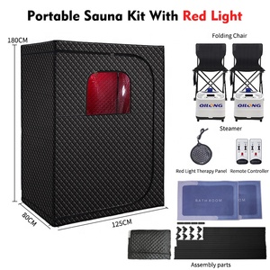 Siyah sağlık sağlık taşınabilir <span class=keywords><strong>Sauna</strong></span> çadır vapur ve katlanabilir sandalye ile büyük uzay ev Spa <span class=keywords><strong>Sauna</strong></span> kutusu kişisel <span class=keywords><strong>Sauna</strong></span> Steambox - Product Image 5