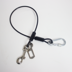 Cinto de Segurança para Cães com Padrão Listrado, Respirável, Anti-Mordida, Ajustável, para Viagens de Carro, Corda de Tração de Ferro, Liga de Couro Segura - Product Image 5