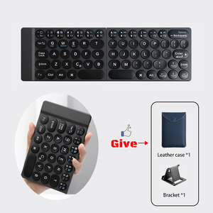 Clavier mini pliable sans fil, design ultra fin, rechargeable, pour tablettes et ordinateurs portables - Product Image 2