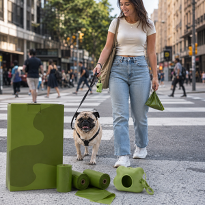 Rollos de Bolsas para Excremento de Perro OEM ODM con Dispensador, Bolsas Personalizadas para Desechos de Mascotas para Suministro a Minoristas - Product Image 3