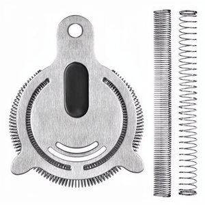 Colador de Hielo para Cócteles Desechable de Acero Inoxidable Hawthorn con Resorte de Alambre, Colador de Barra, Herramienta para Bartender - Product Image 1