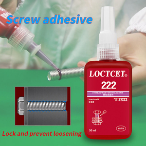 กาวล็อคเกลียวอะคริลิค LOCTCET 222 แรงยึดต่ำ สำหรับยึดชิ้นส่วนขนาดเล็ก  ชนิดแอนาโรบิก แห้งเร็ว 50 มล. - Product Image 3