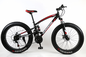 Ventes d'usine 21 vitesses cadre à haute teneur en <span class=keywords><strong>carbone</strong></span> gros pneu, <span class=keywords><strong>VTT</strong></span>, suspension complète, frein à double disque - Product Image 6