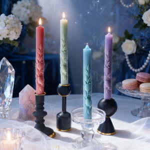 J10-531 Eco-Friendly <strong>Pomegranate</strong> Long <strong>Candle</strong> Food Grade Silicone Mold DIY Embossed Hand-scented <strong>Candle</strong> - Product Image 3