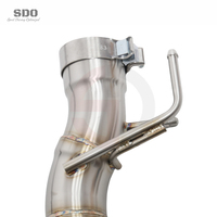 Tuyaux d'échappement de performance SDO Racing pour Ferrari SF90 4.0T V8 2019+ en acier inoxydable Catback avec commande de soupape OEM