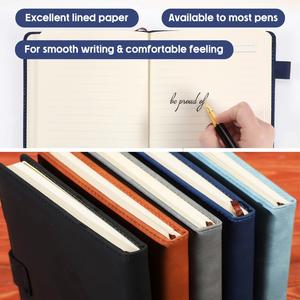 Libreta de Direcciones Promocional A3 con Tapa Dura de Cuero Sintético, Espiral, Cierre Magnético, 80 Hojas, Páginas Interiores de Alta Calidad AF - Product Image 3