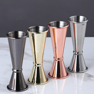 Misurino da Barman a Doppia Estremità <span class=keywords><strong>30</strong></span>/60ml 1/2oz in Acciaio Inox 304 con Marcature Incise per Cocktail - Product Image 2