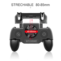 Kontroler Joystick SR Gamepad Kipas Pendingin Power Bank Free Fire L1R1 Trigger Pugb Mobile Gaming untuk Ponsel Pu BG IOS Android