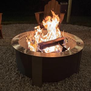 Personalizado Altura ajustable Camping Barbacoa de <span class=keywords><strong>leña</strong></span> <span class=keywords><strong>Leña</strong></span> Sin humo Kingjoy Firepit - Product Image 4