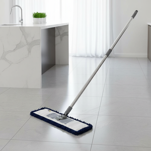 Gizmop Mopa Acrílica de 60 cm con Tela de Microfibra y Palo de Acero Inoxidable de Rápida Absorción Exprimidor Automático Antibacteriano Reutilizable y Duradero - Product Image 3