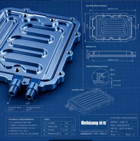 Pièces OEM CNC pour véhicules électriques : Pince de barre omnibus HV, Plaque de borne de mise à la terre, Plaque de refroidissement liquide pour batterie, Raccord d'entrée/sortie de plaque de refroidissement