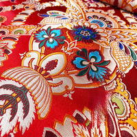 Brokat Jacquard brokat kain latar belakang Satin taplak meja kain pakaian