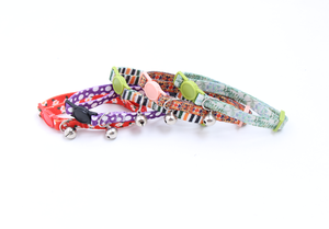 Hersteller OEM ODM Individuelles Logo Muster Polyester Nylon Weiches Verstellbares Hundetrainingshalsband Perro Maßgefertigte Katzen- und Hundehalsbänder - Product Image 3