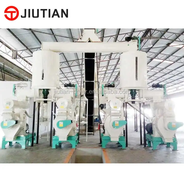 China Biomasse Stroh Holz Staub Sägemehl Pellet Maschine Hersteller