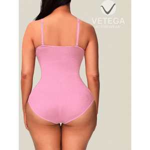 Faja Top Modeladora con Control de Abdomen Material Elástico Color Rosa Lavado a Mano - Product Image 2