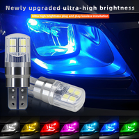 Bombilla LED para Auto YD T10, Nueva, 180LM, 1.8W, 12-24V, Multicolor, Blanco, Rojo, Azul, Verde, CANBUS, Sin Errores, Plug and Play, Disipador de Calor de Aluminio