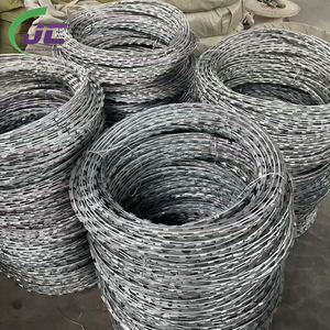 Giá rẻ dây thép Gai An ninh dao cạo dây thép gai sân bay hàng rào BTO-22 CBT-65 mạ kẽm concertina lưỡi dao cạo barb dây để bán - Product Image 1