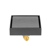 Siphon de sol carré en acier inoxydable 304, design minimaliste moderne, à fermeture automatique, épaisseur 20 mm, pour salle de bain, toilettes, projets hôteliers