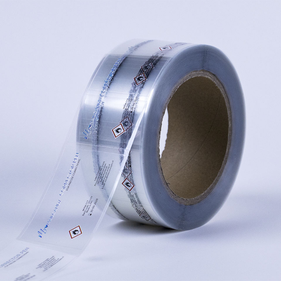 Material Certification Examples Resistant Material Transparent Label Stickerclear Label Waterproof Oil ...