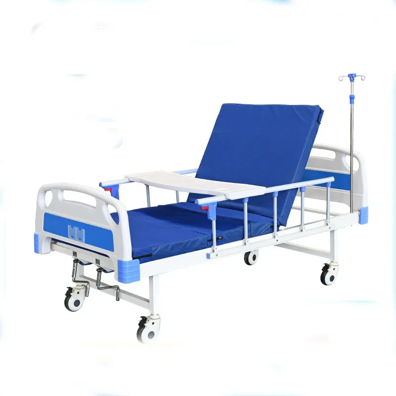 Hot Sale 2 Crank Hospital Medical Bed Medical 2 Funtion Manual Elderly Patient Hospital Bed