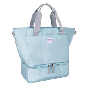 Bolsa térmica cruzada para mamá y bebé, mochila portátil de gran capacidad con cremallera para biberones y USB, ideal para viajes transfronterizos. - Product Image 4