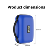 Étui de refroidissement portable pour insuline, sac de voyage étanche pour fournitures diabétiques, étui compact de rangement pour médicaments
