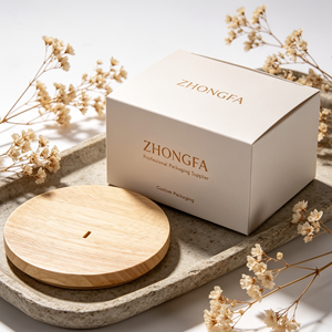 Tapas de madera de acacia y caucho natural barnizadas para recipientes de almacenamiento de alimentos y frascos de vidrio, cierre para botellas - Product Image 6