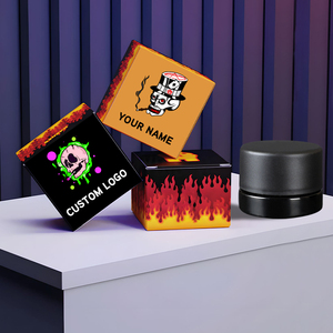 All'ingrosso chiusura magnetica rigida Set-up estratto di olio scatola di carta per contenitore tondo/quadrato concentrato - Product Image 2