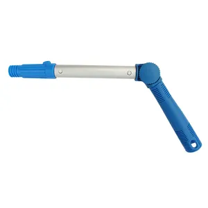 Commercial plastic window cleaning tools kit window cleaner tool accessories cranked joint handle for extended pole